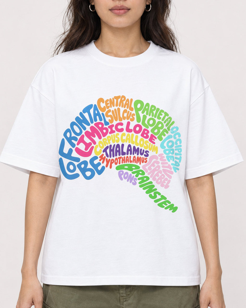 Mockup Boxy Heavyweight Tee White female close-up 02