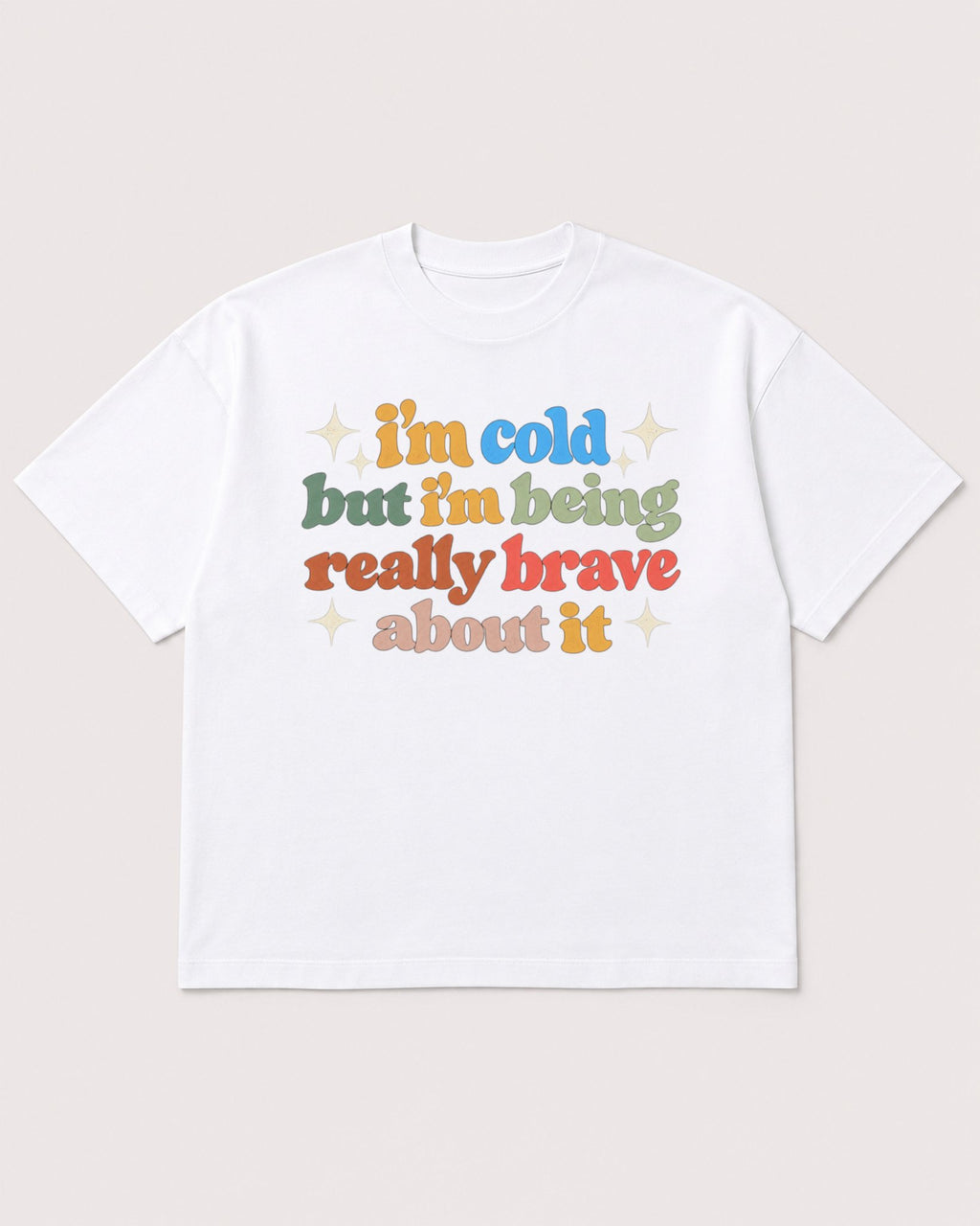Mockup Boxy Heavyweight Tee White product