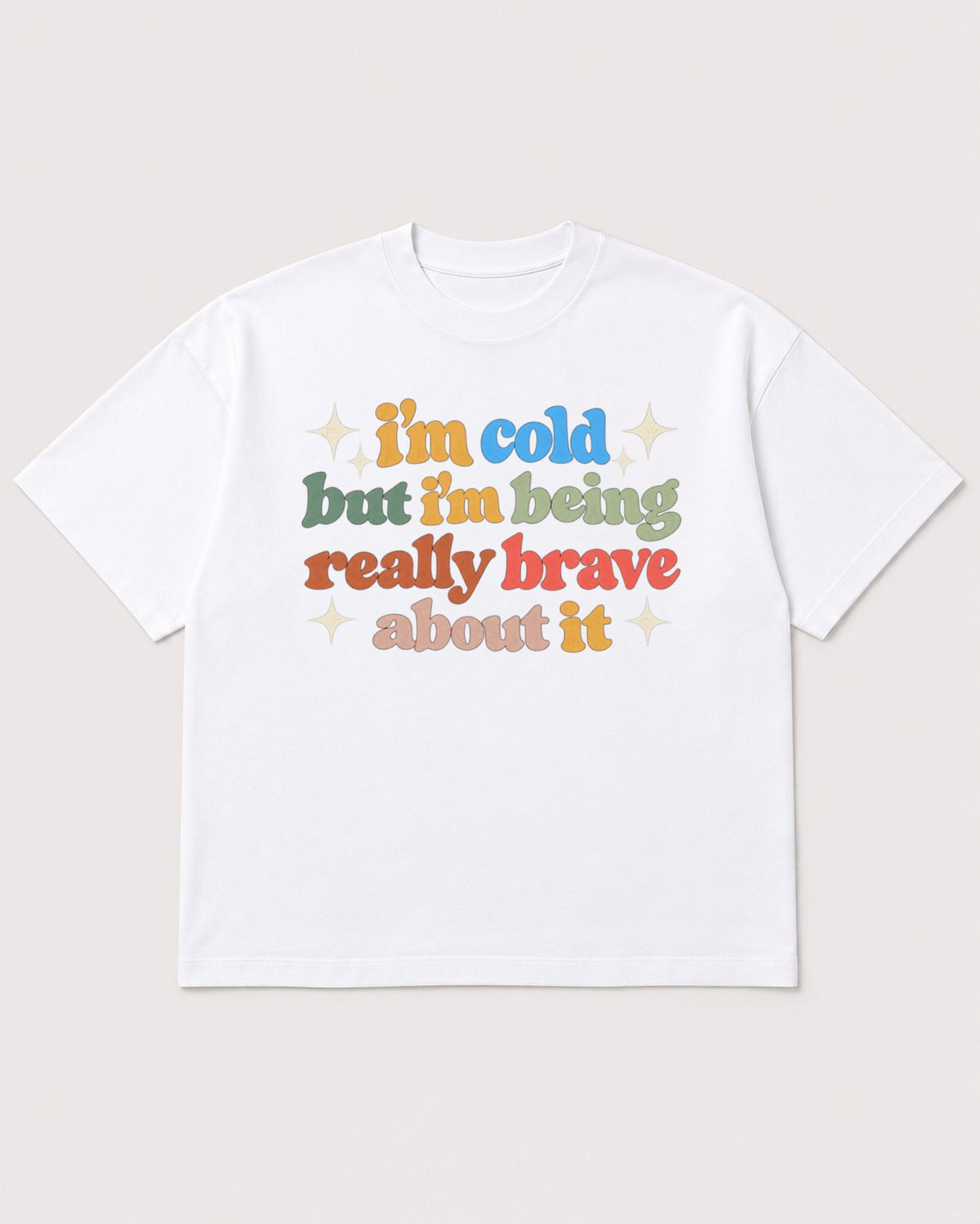 Mockup Boxy Heavyweight Tee White product