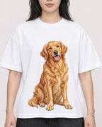 Mockup Boxy Heavyweight Tee White female close-up 13