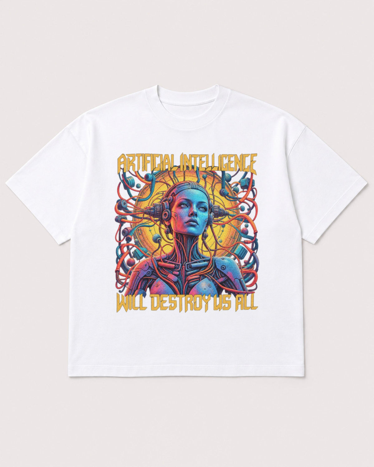 Mockup Boxy Heavyweight Tee White product