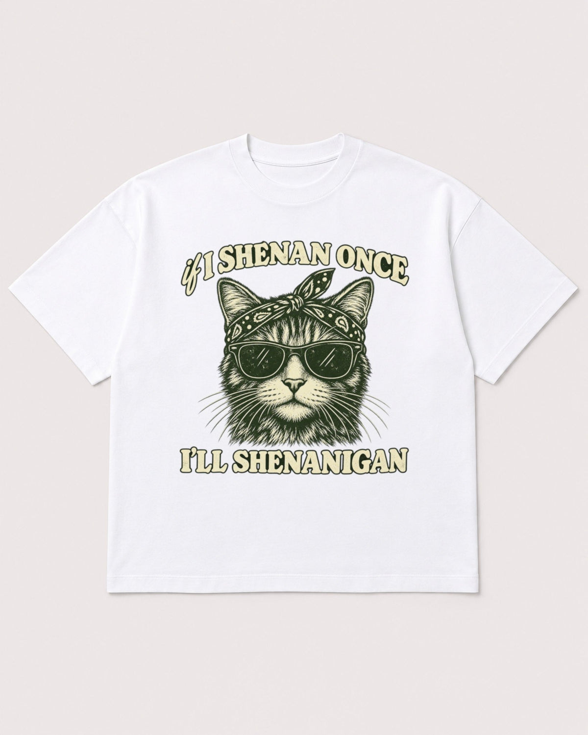Mockup Boxy Heavyweight Tee White product