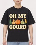 Mockup Boxy Heavyweight Tee Black male close-up 01