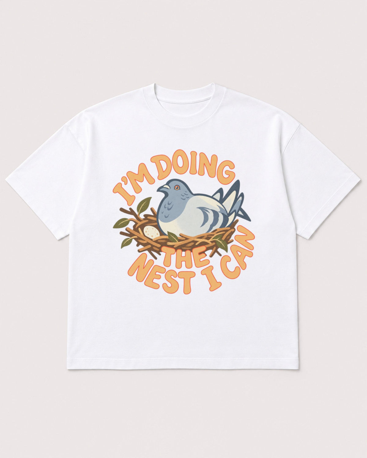 Mockup Boxy Heavyweight Tee White product