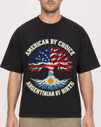 Mockup Boxy Heavyweight Tee Black male close-up 08