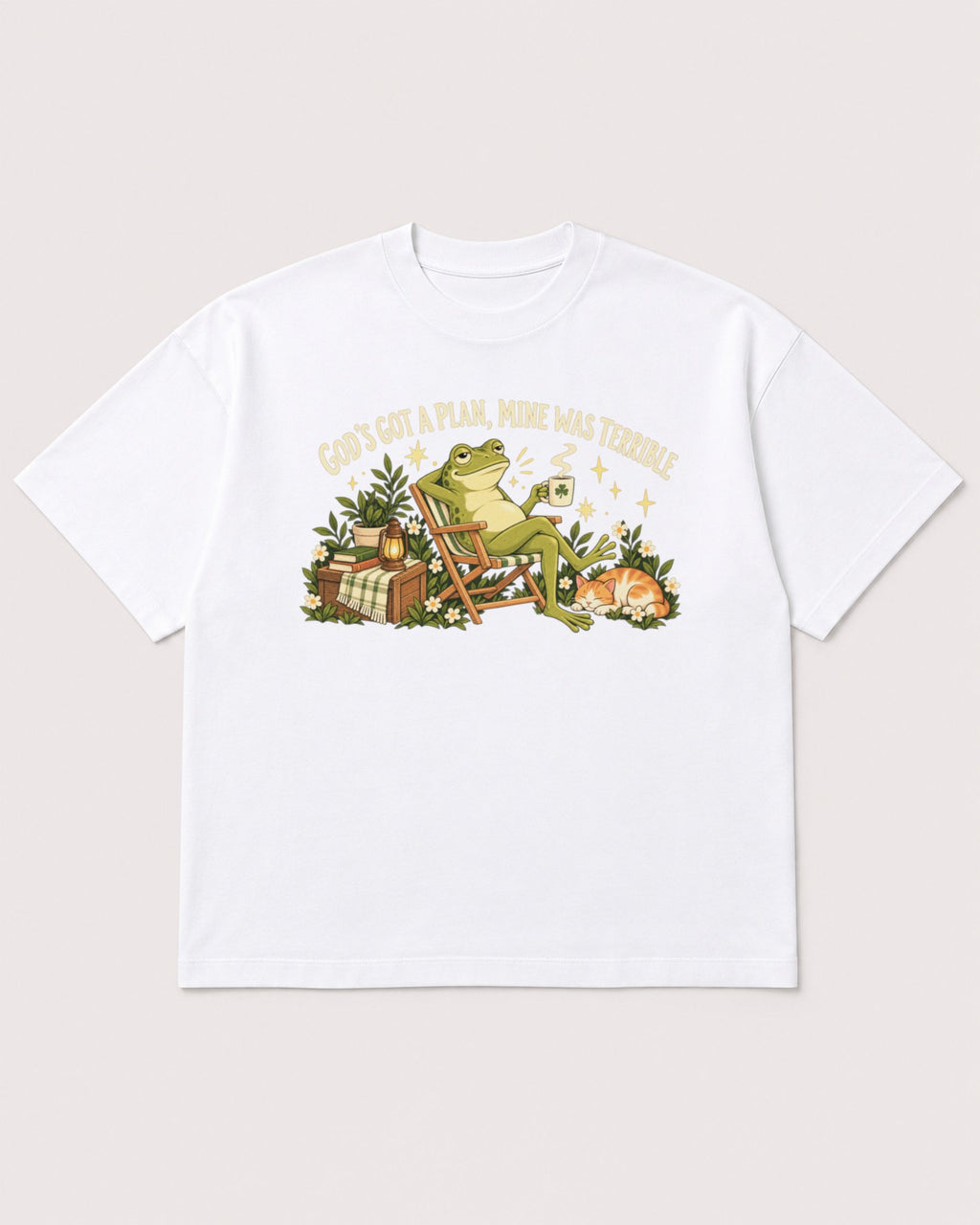 Mockup Boxy Heavyweight Tee White product