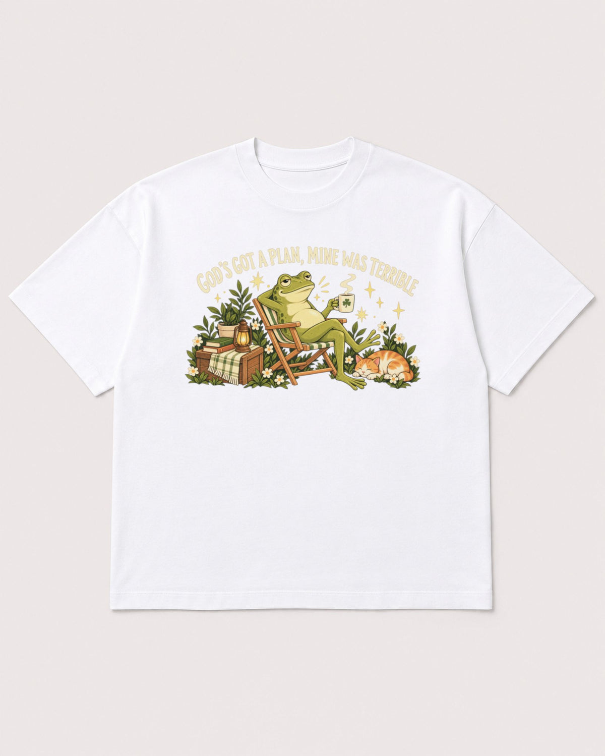 Mockup Boxy Heavyweight Tee White product