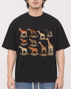 Mockup Boxy Heavyweight Tee Black male close-up 03
