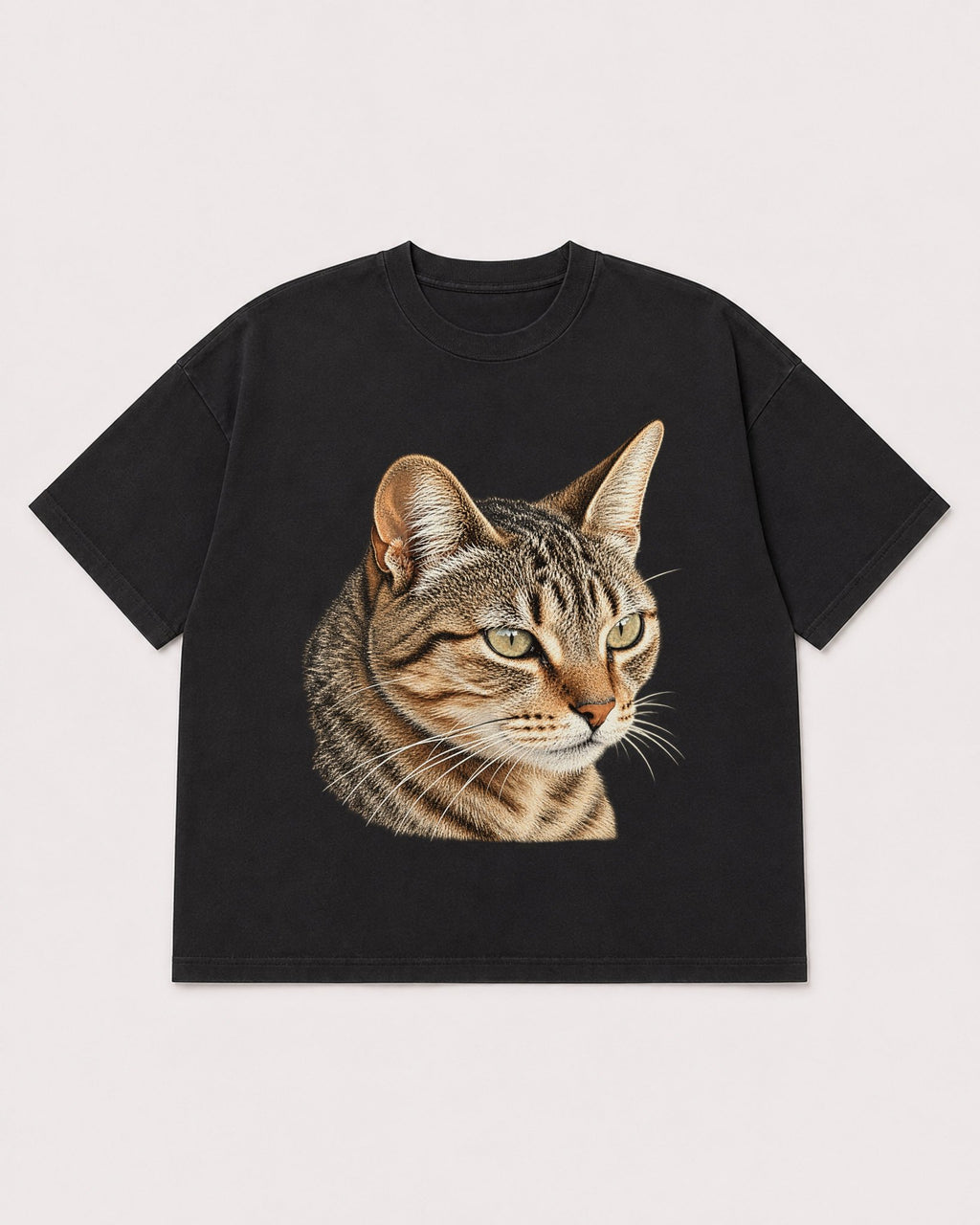 Mockup Boxy Heavyweight Tee Black product