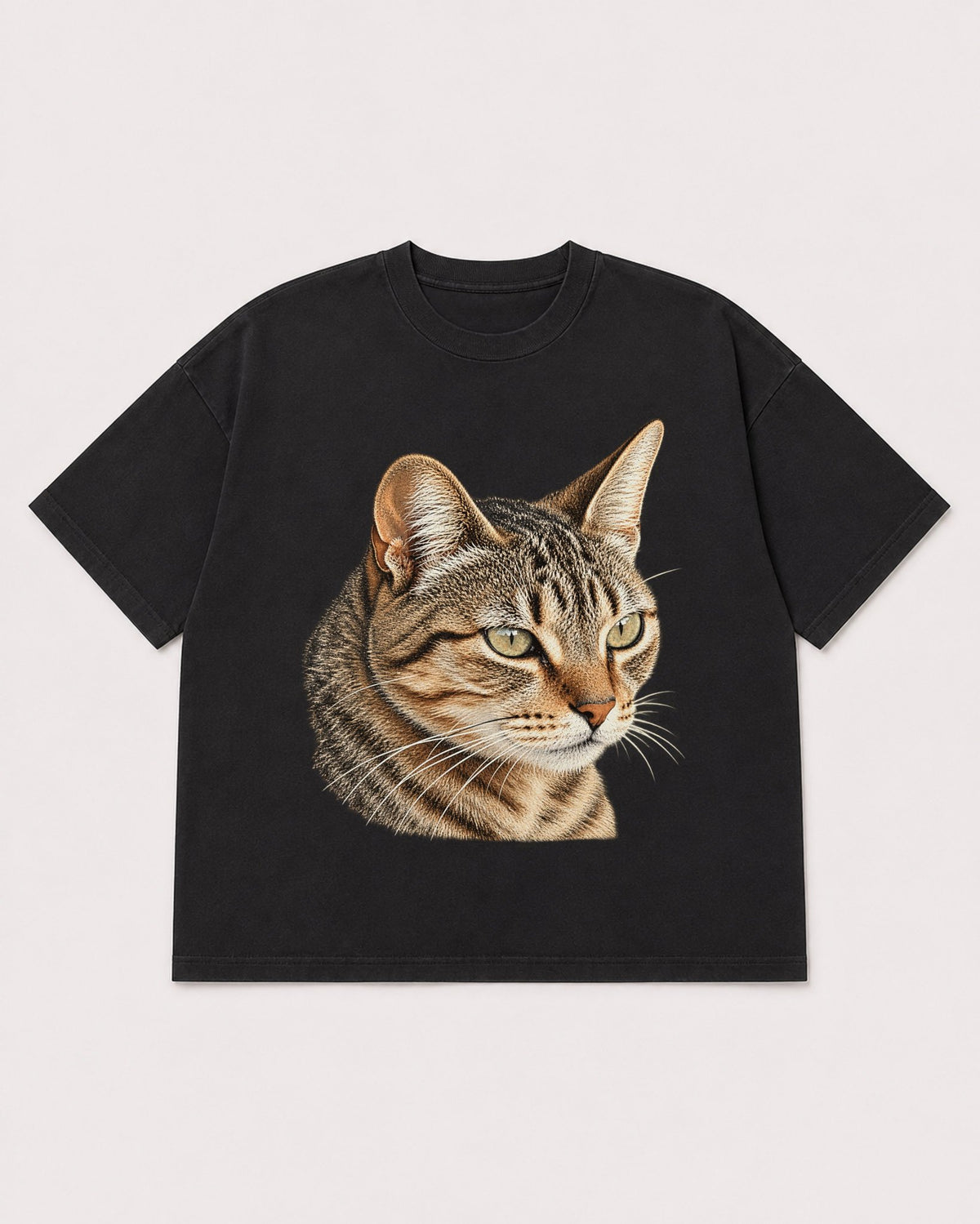 Mockup Boxy Heavyweight Tee Black product