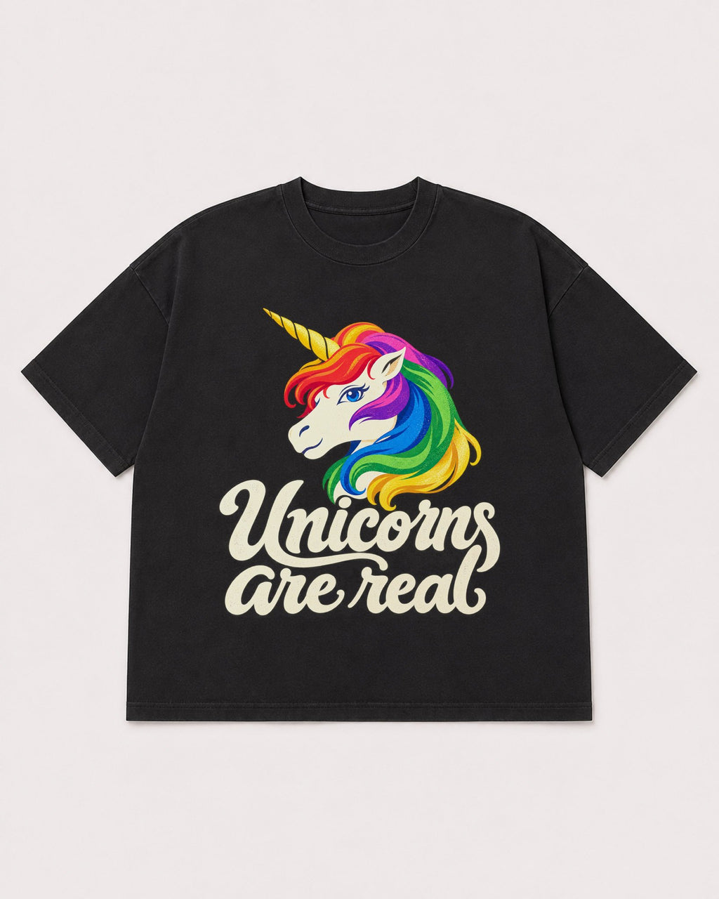 Mockup Boxy Heavyweight Tee Black product