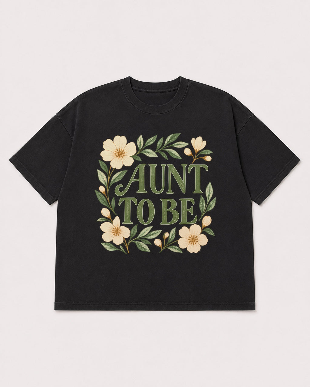 Mockup Boxy Heavyweight Tee Black product
