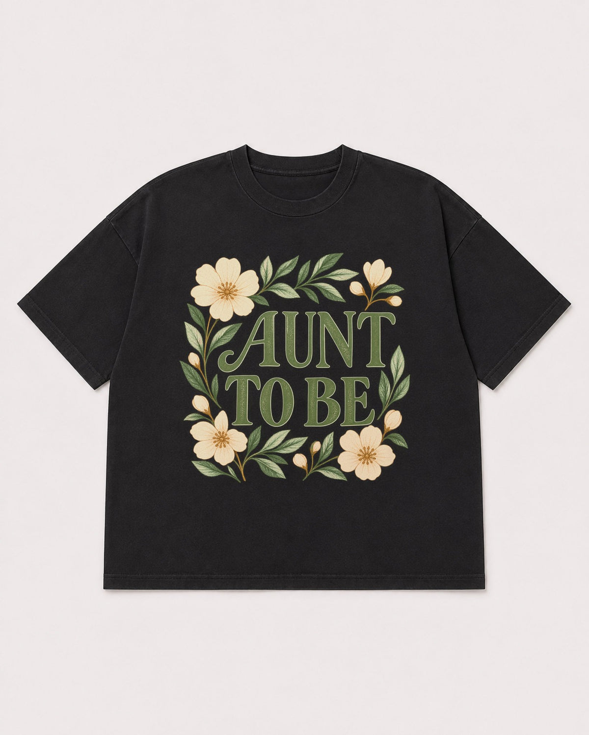 Mockup Boxy Heavyweight Tee Black product