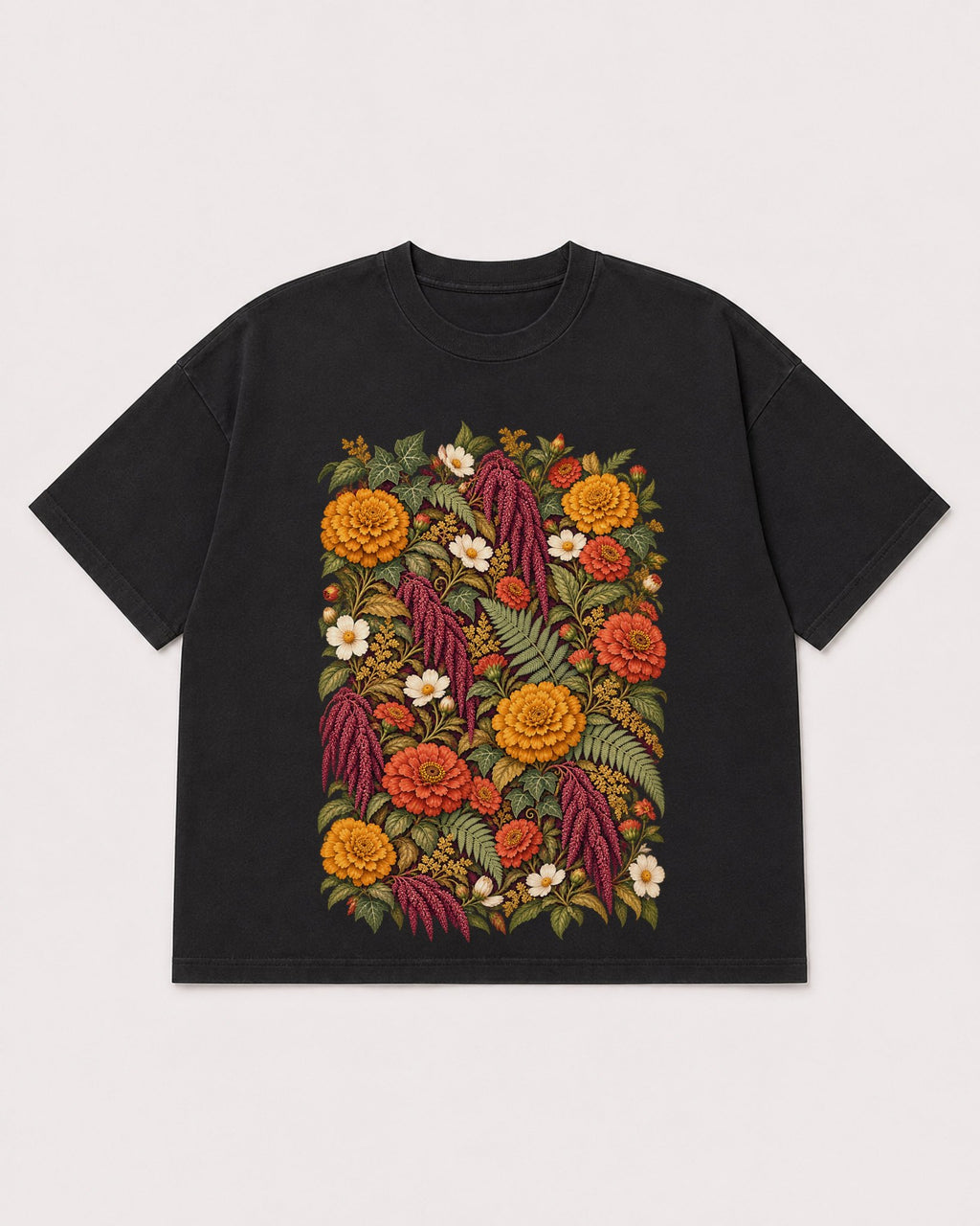 Mockup Boxy Heavyweight Tee Black product