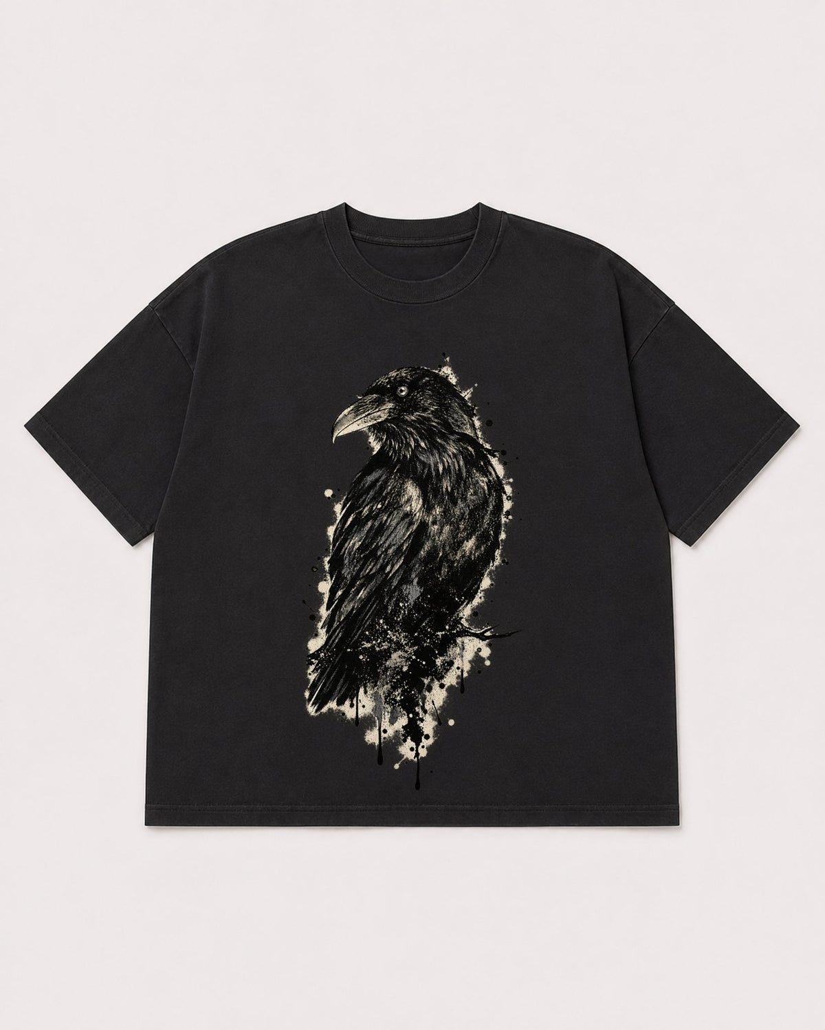 Mockup Boxy Heavyweight Tee Black product