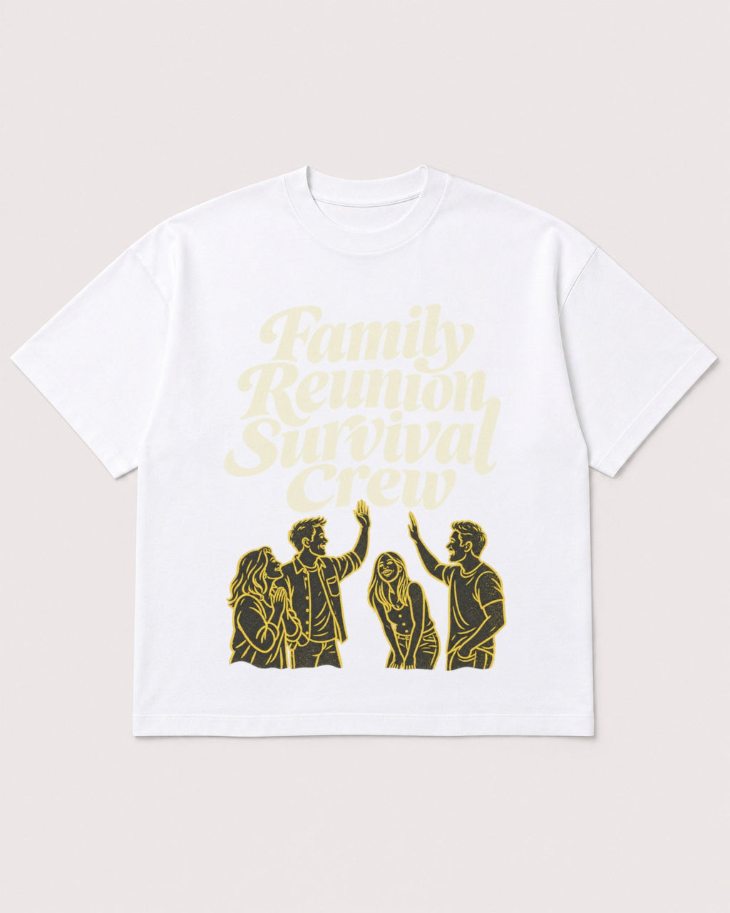 Mockup Boxy Heavyweight Tee White product