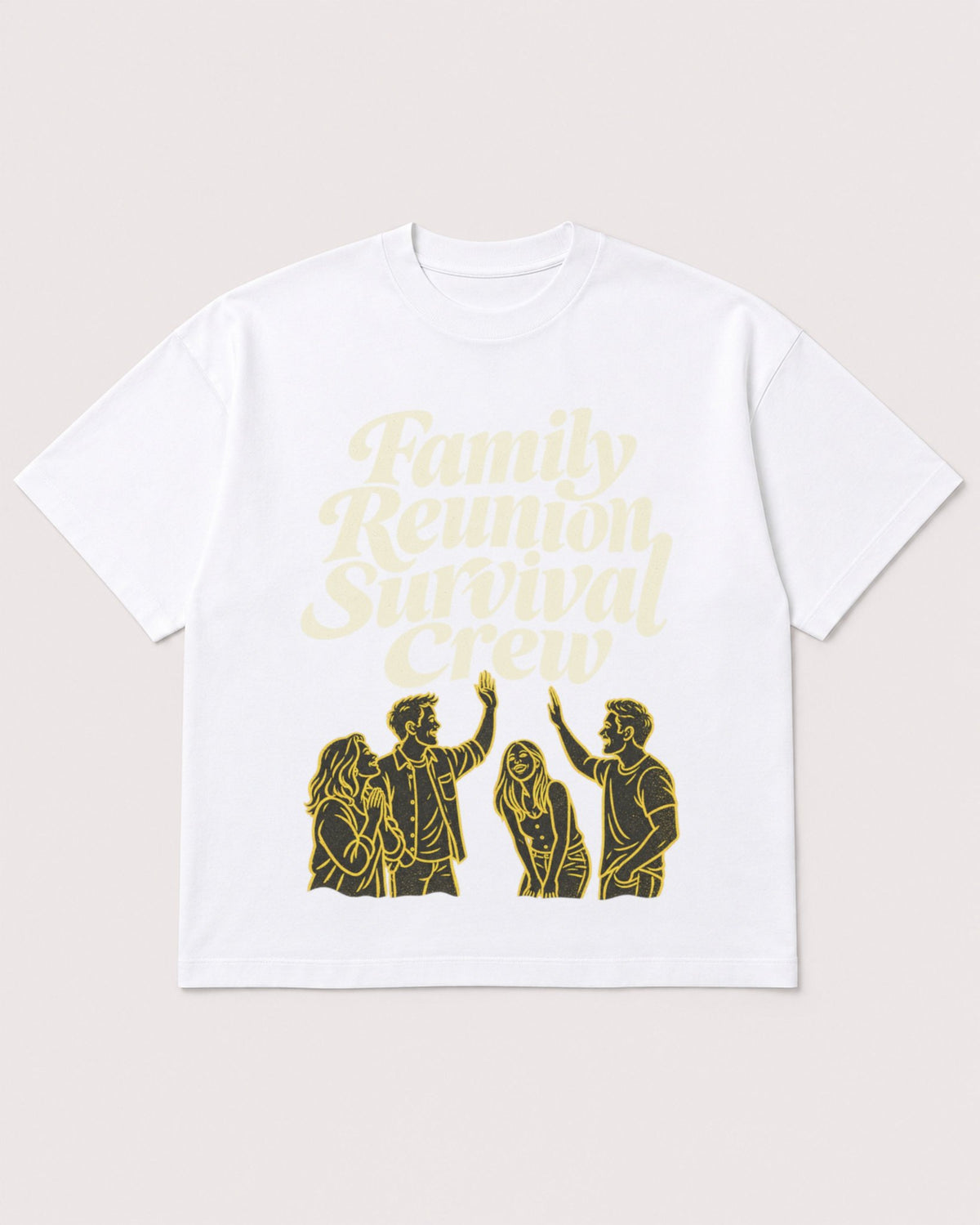 Mockup Boxy Heavyweight Tee White product