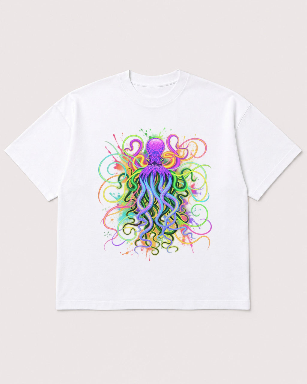 Mockup Boxy Heavyweight Tee White product