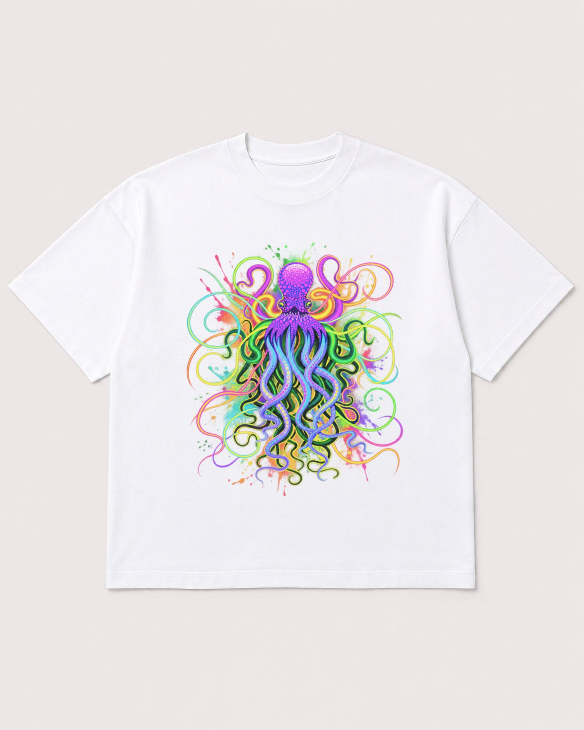 Mockup Boxy Heavyweight Tee White product