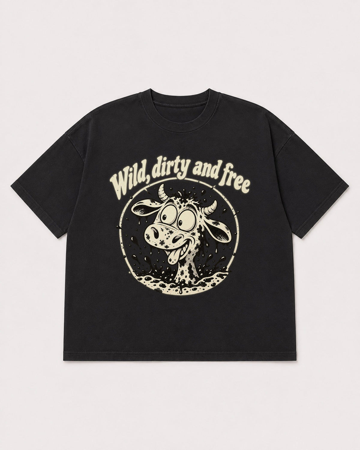 Mockup Boxy Heavyweight Tee Black product