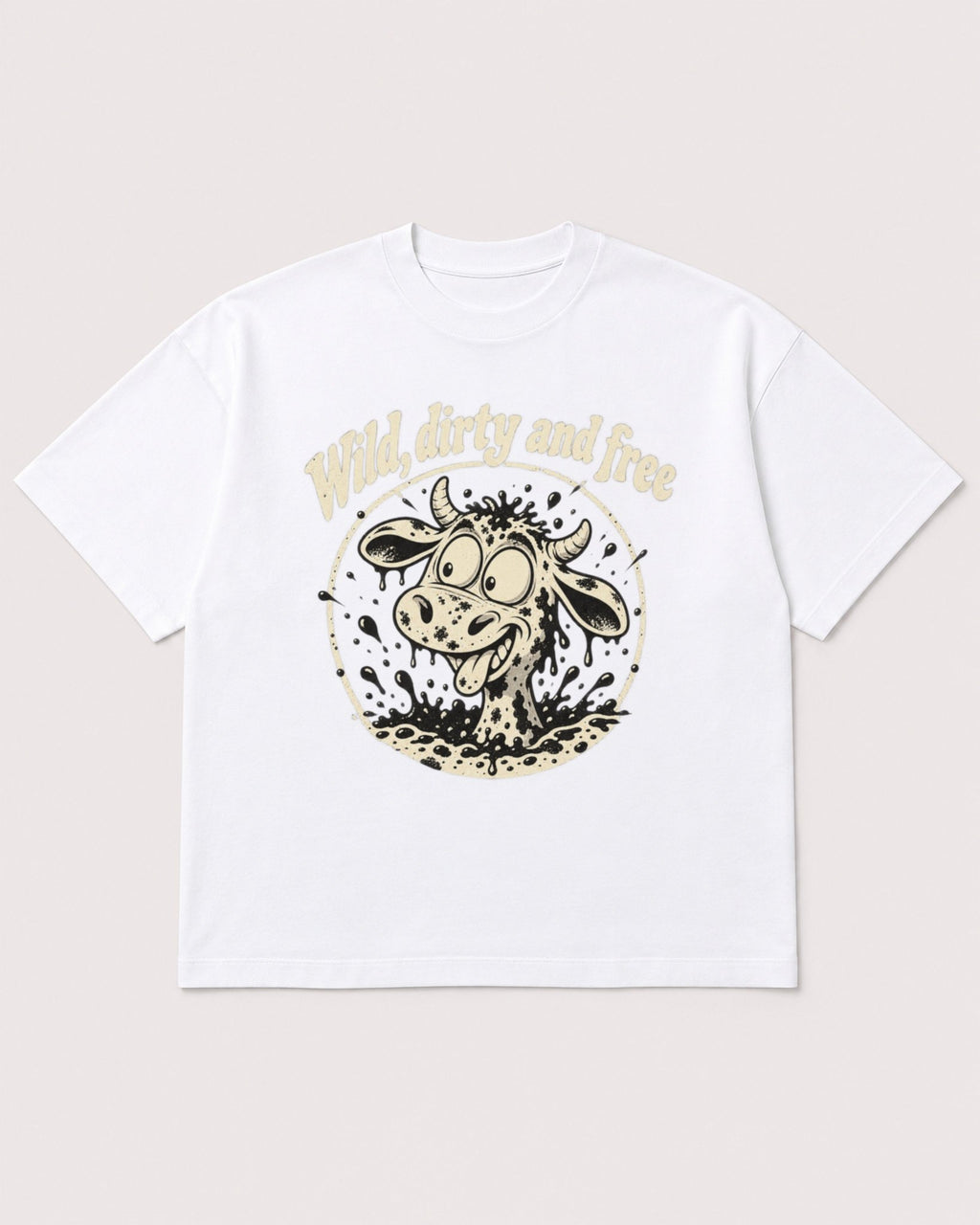 Mockup Boxy Heavyweight Tee White product