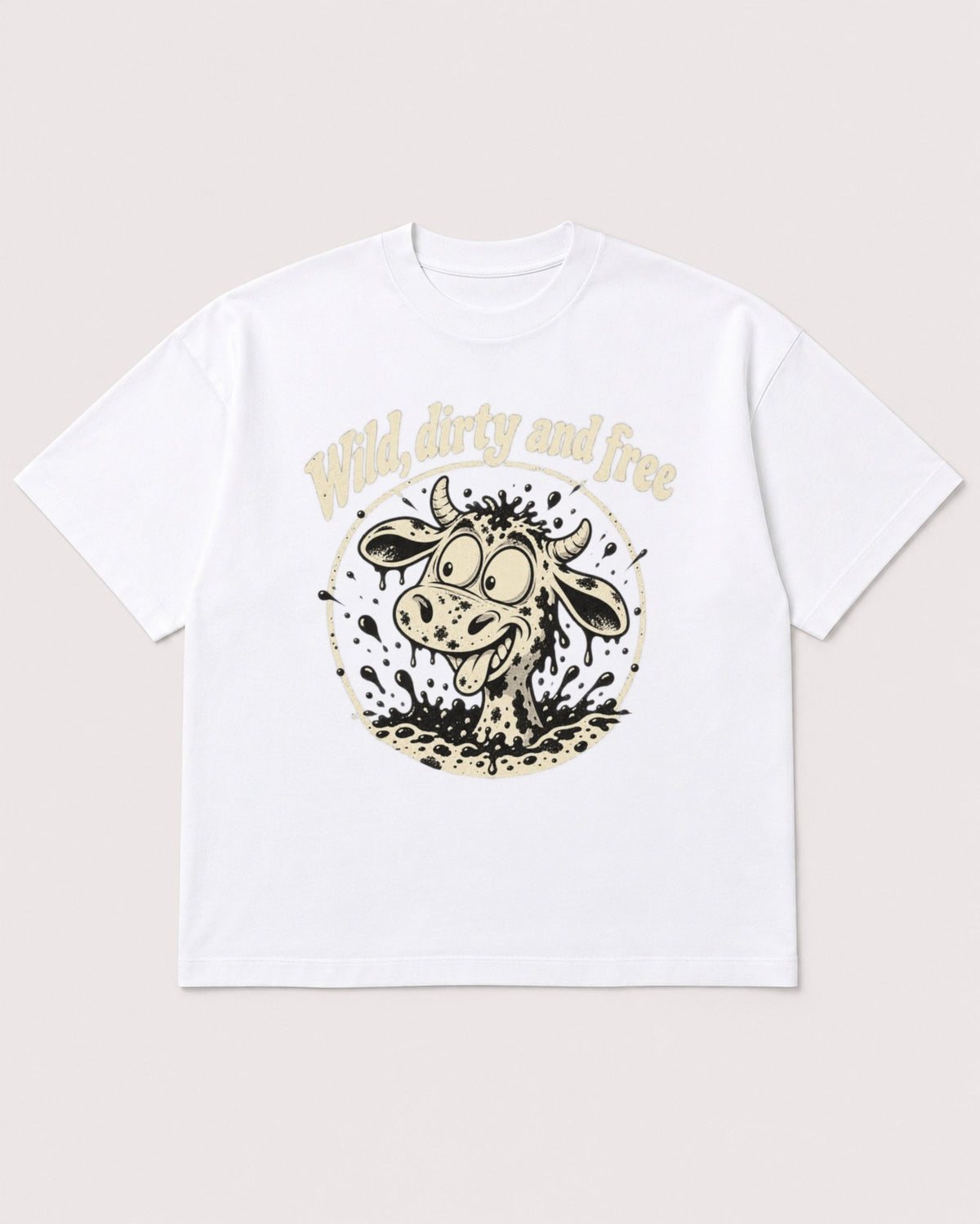 Mockup Boxy Heavyweight Tee White product
