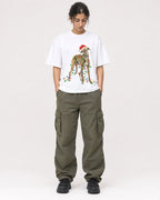 Mockup Boxy Heavyweight Tee White female full-body 17