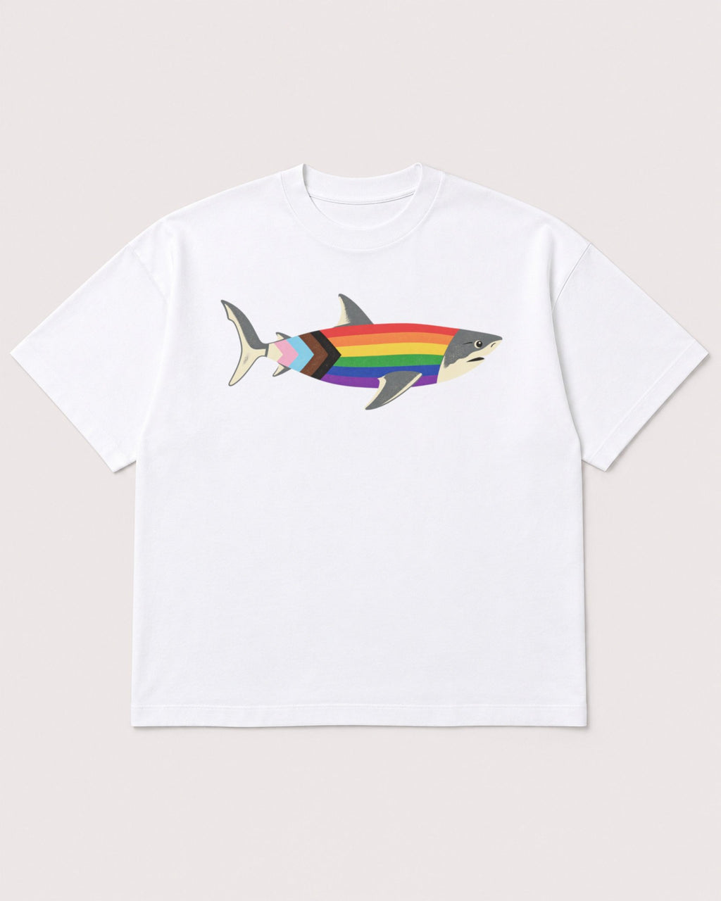 Mockup Boxy Heavyweight Tee White product