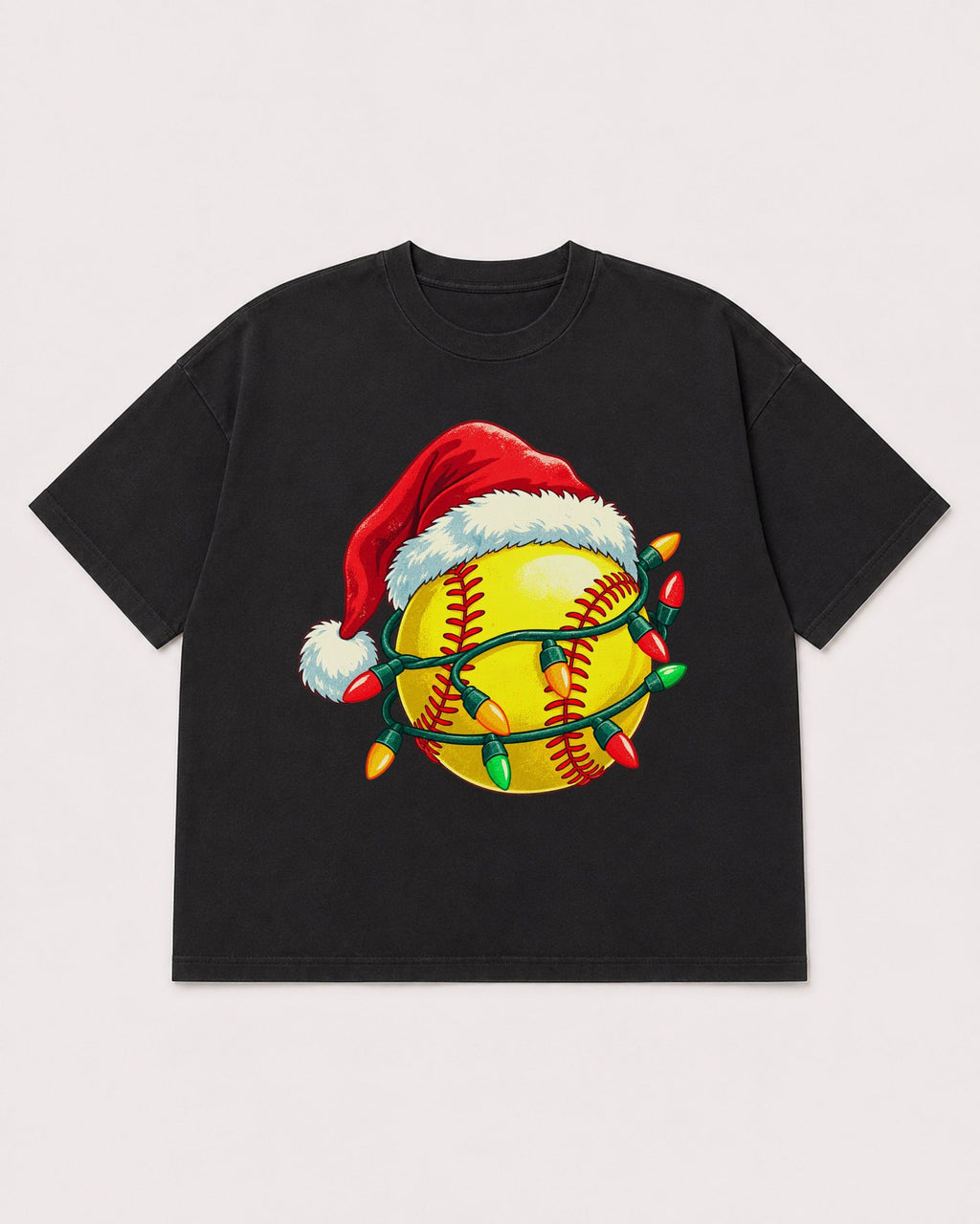 Mockup Boxy Heavyweight Tee Black product