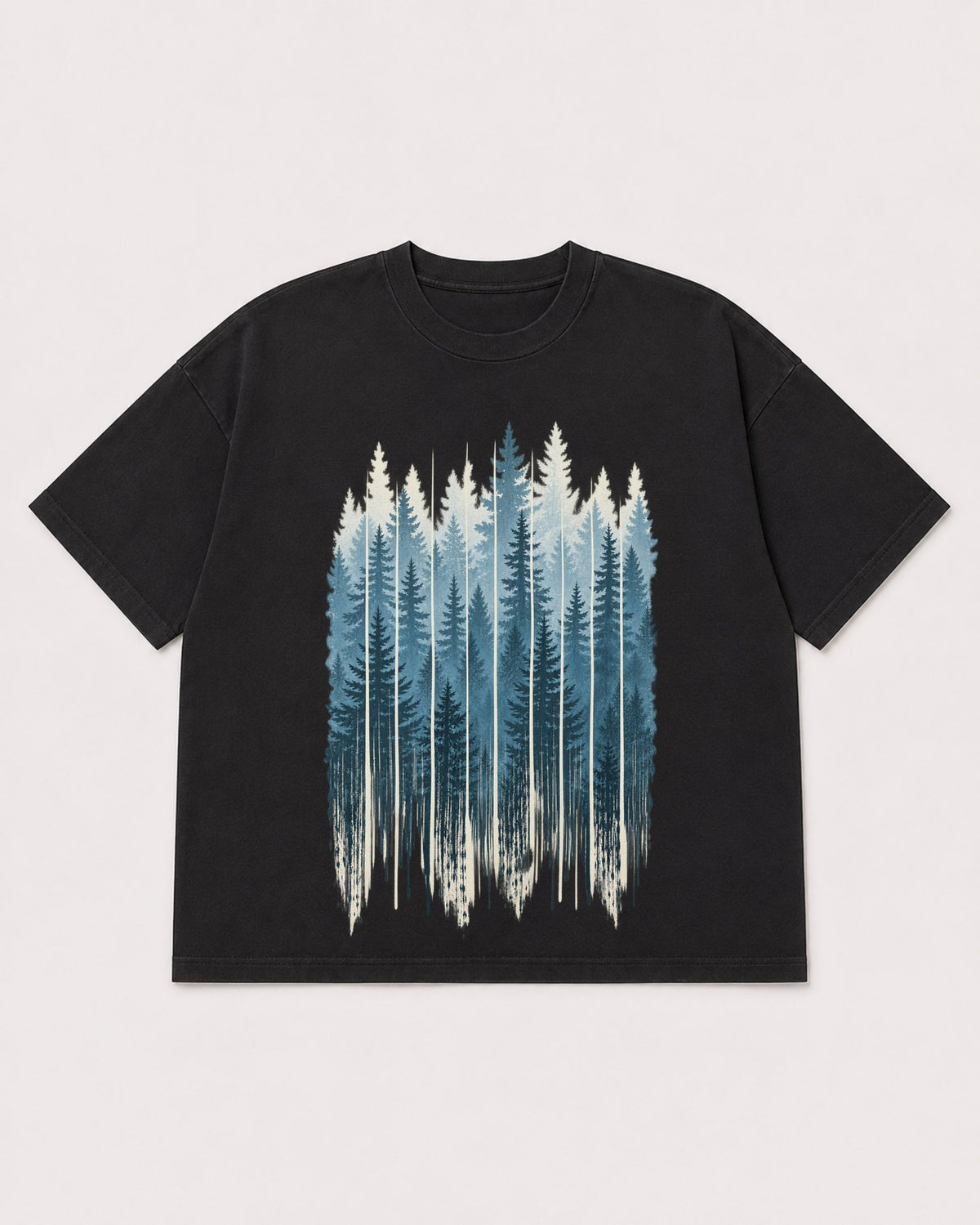 Mockup Boxy Heavyweight Tee Black product