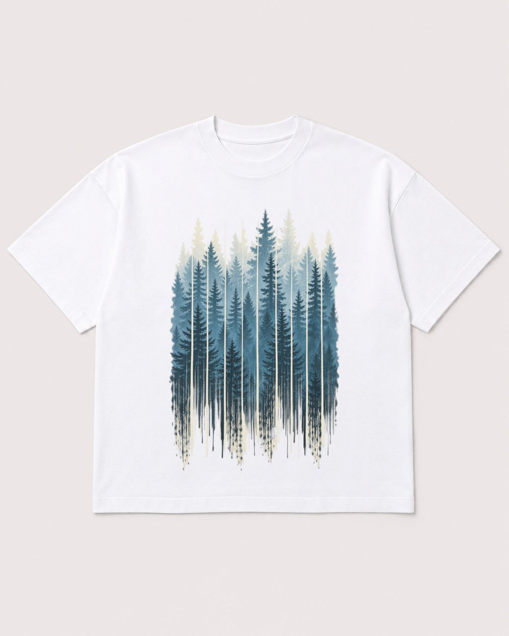 Mockup Boxy Heavyweight Tee White product