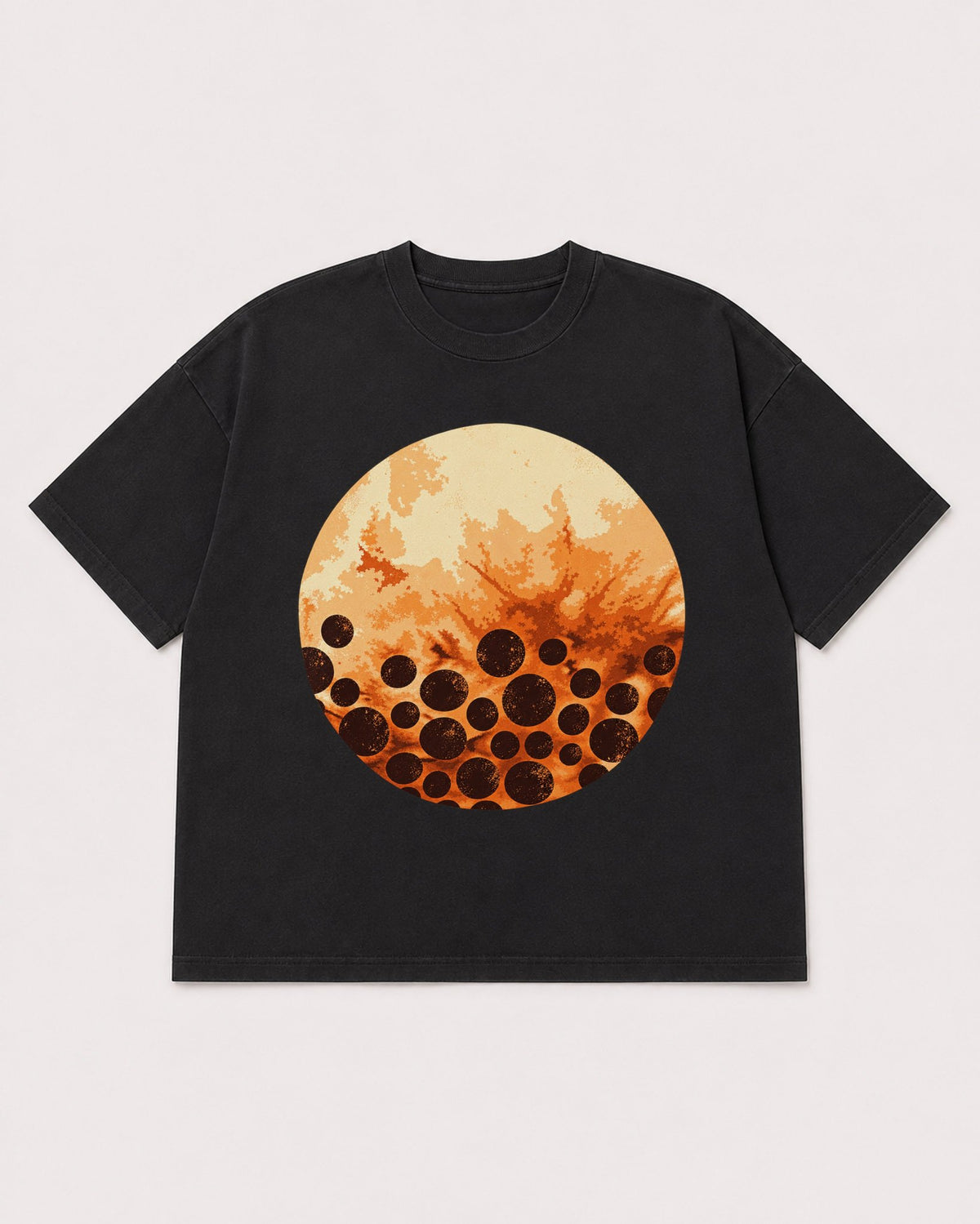 Mockup Boxy Heavyweight Tee Black product