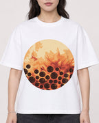 Mockup Boxy Heavyweight Tee White female close-up 03
