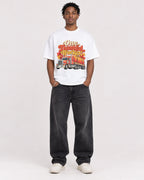 Mockup Boxy Heavyweight Tee White male full-body 05