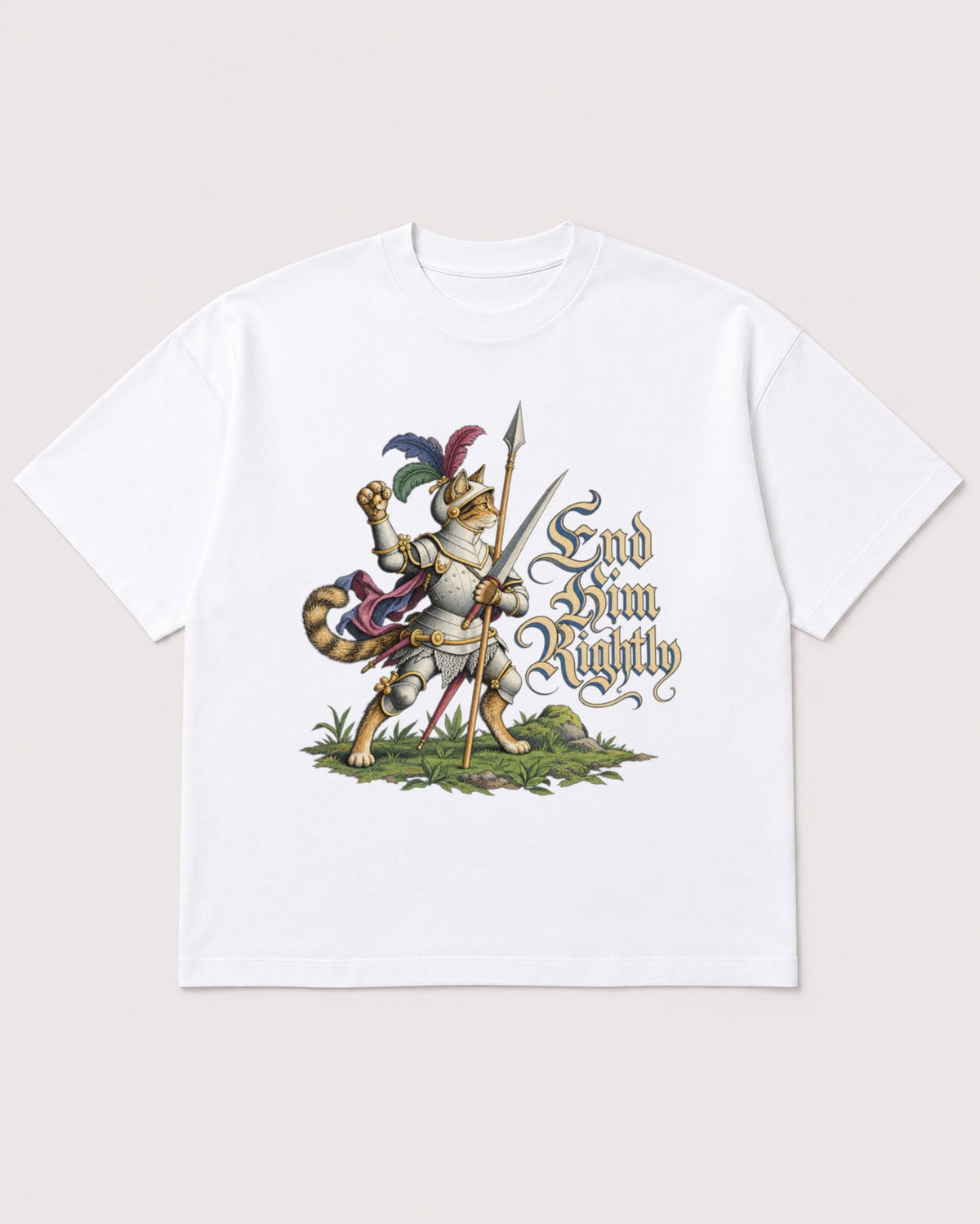 Mockup Boxy Heavyweight Tee White product