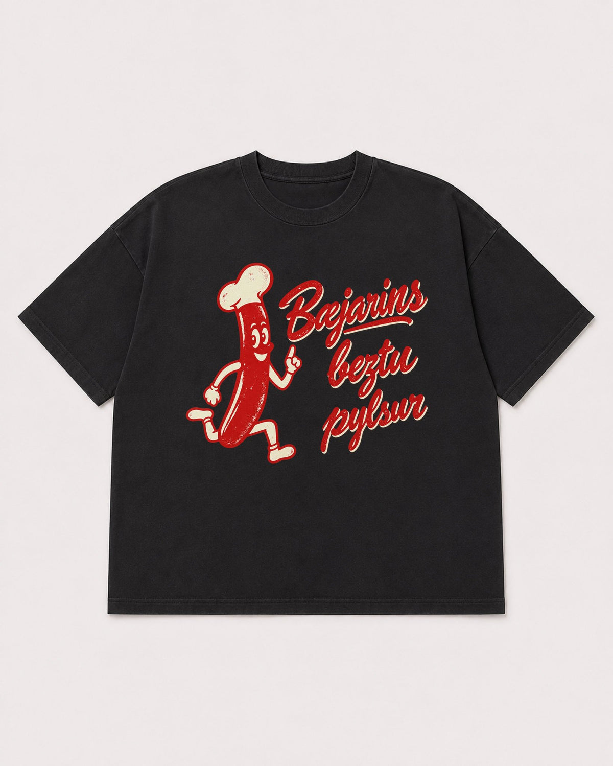Mockup Boxy Heavyweight Tee Black product