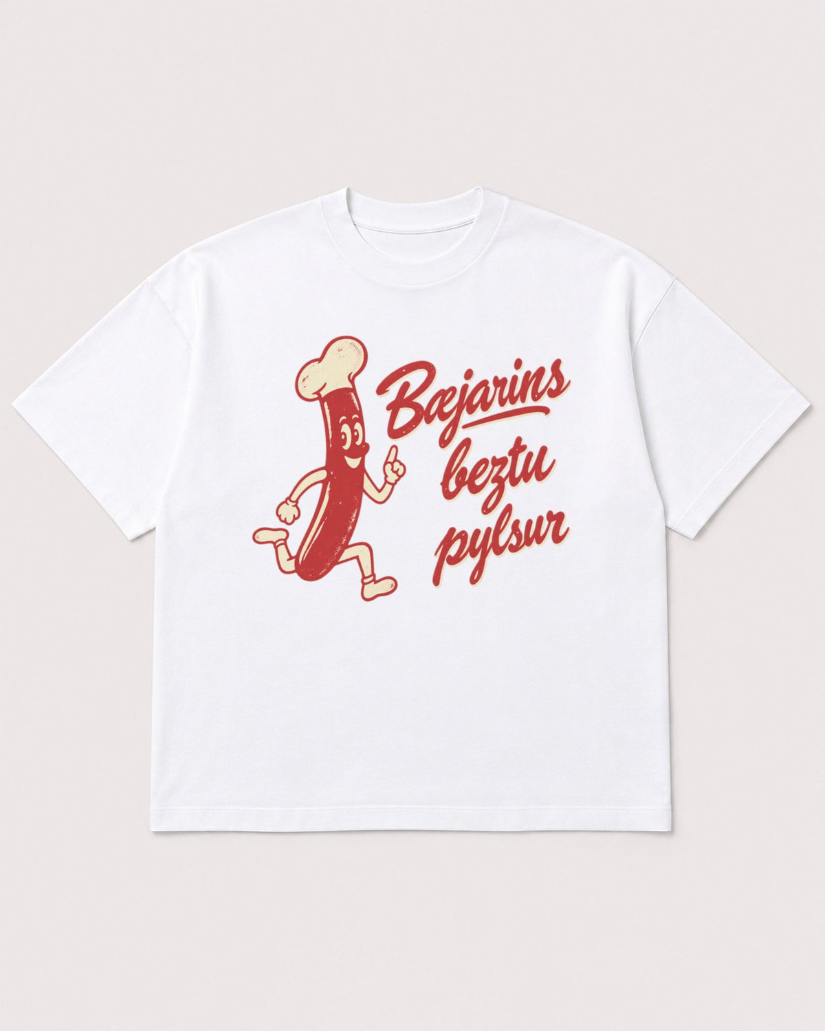 Mockup Boxy Heavyweight Tee White product