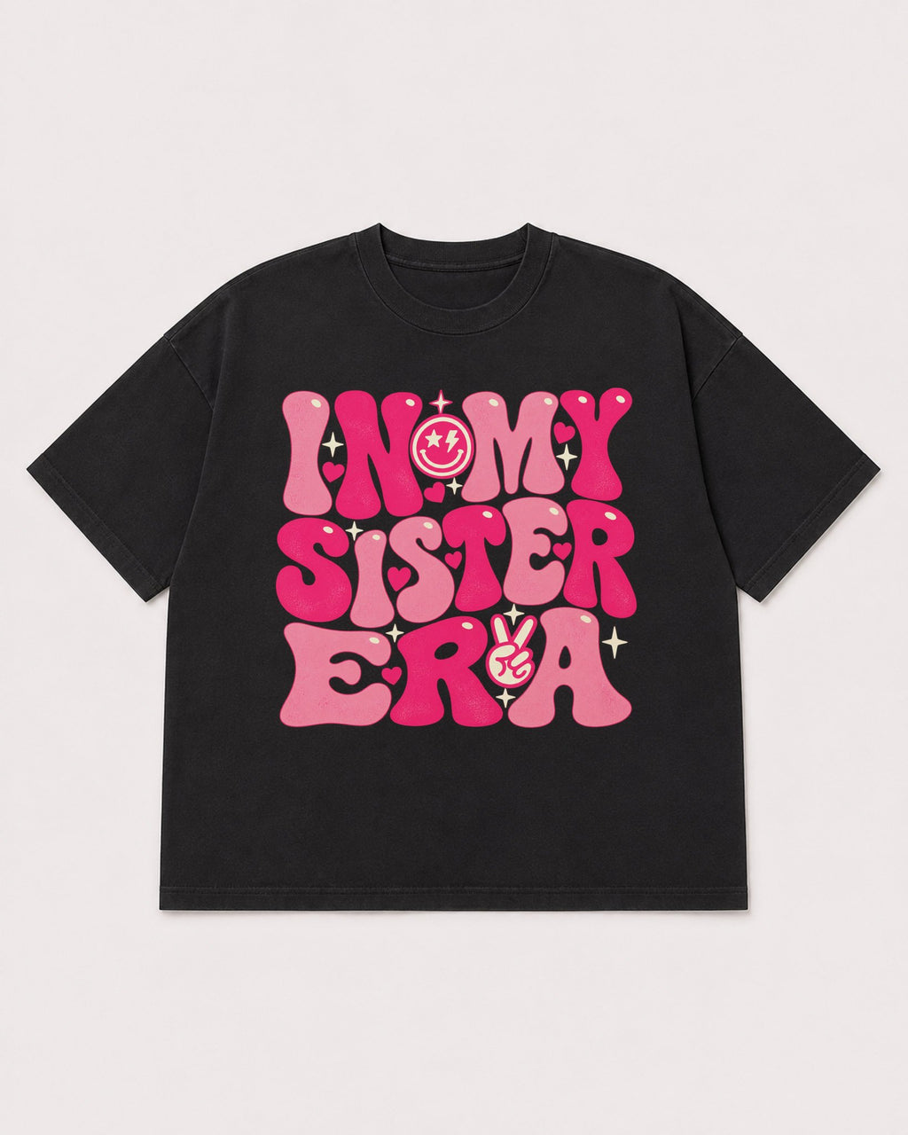Mockup Boxy Heavyweight Tee Black product