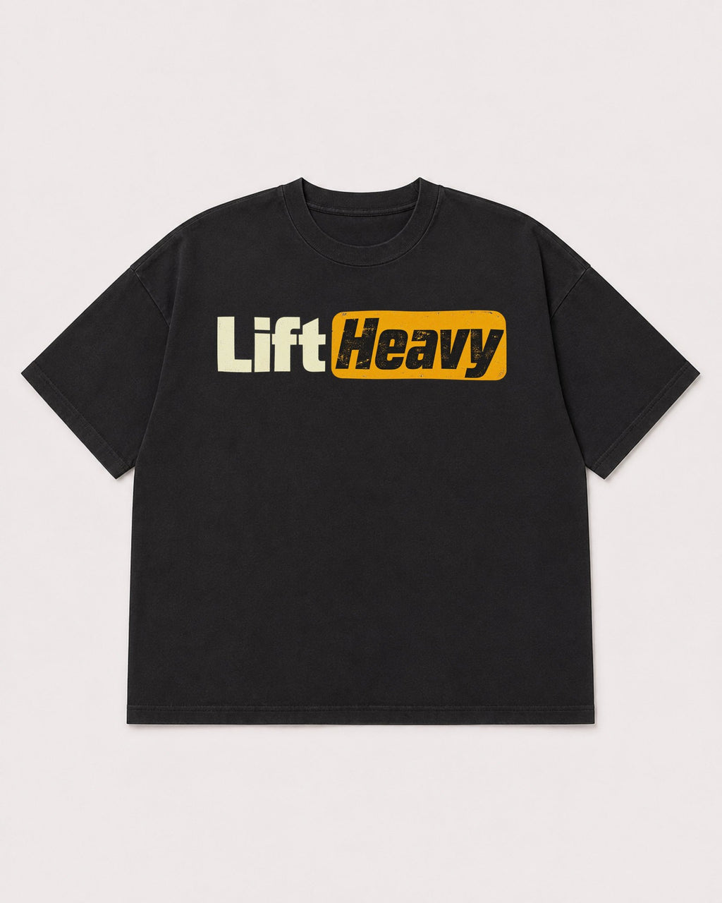 Mockup Boxy Heavyweight Tee Black product