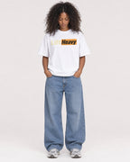 Mockup Boxy Heavyweight Tee White female full-body 05