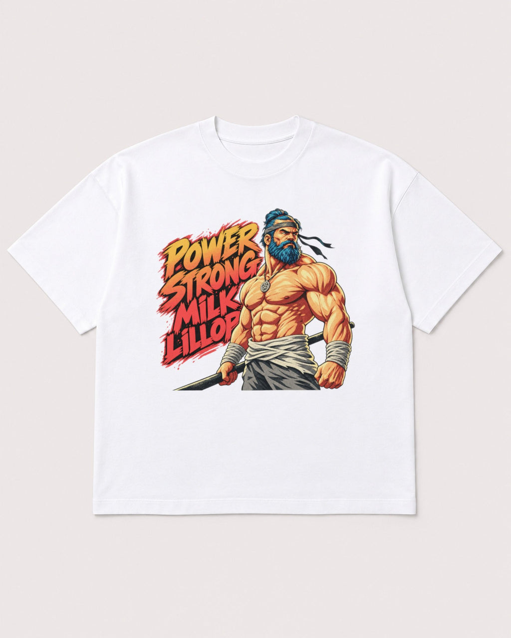 Mockup Boxy Heavyweight Tee White product