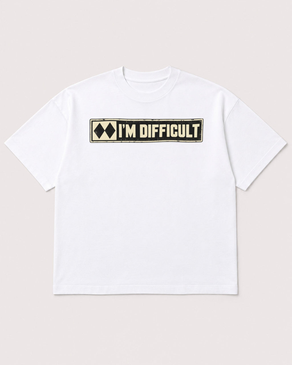 Mockup Boxy Heavyweight Tee White product