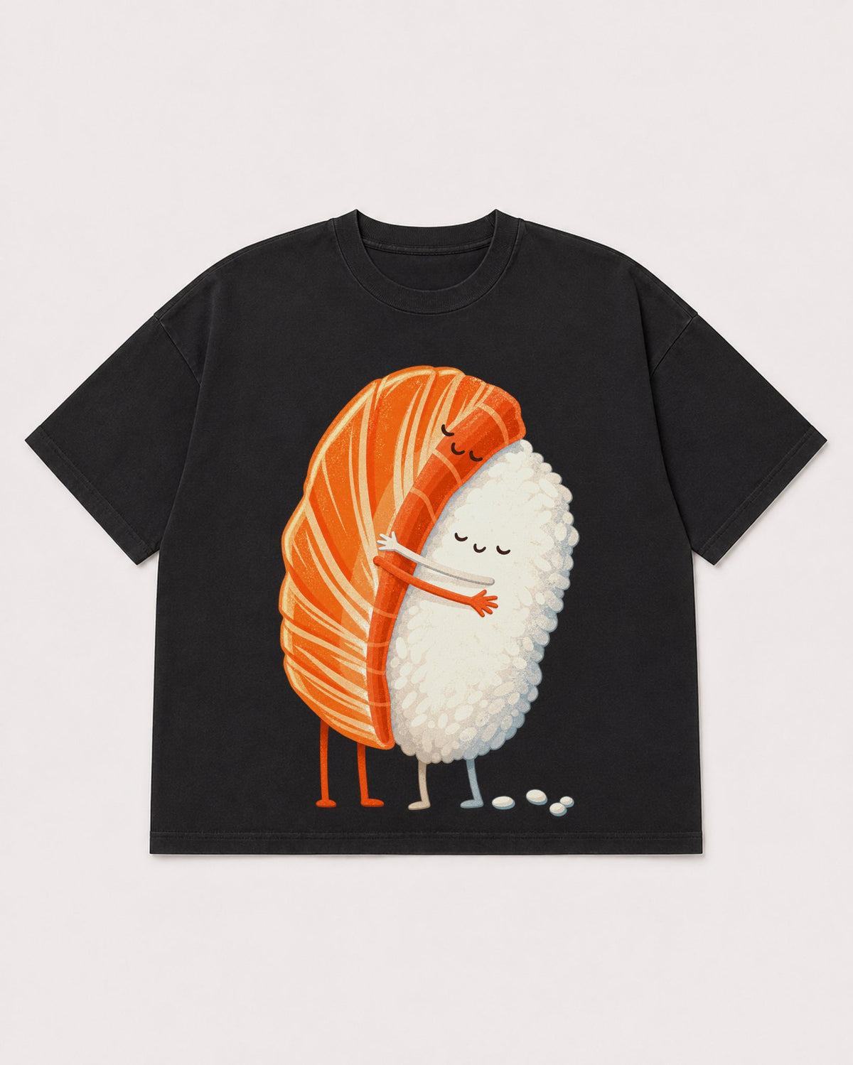 Mockup Boxy Heavyweight Tee Black product