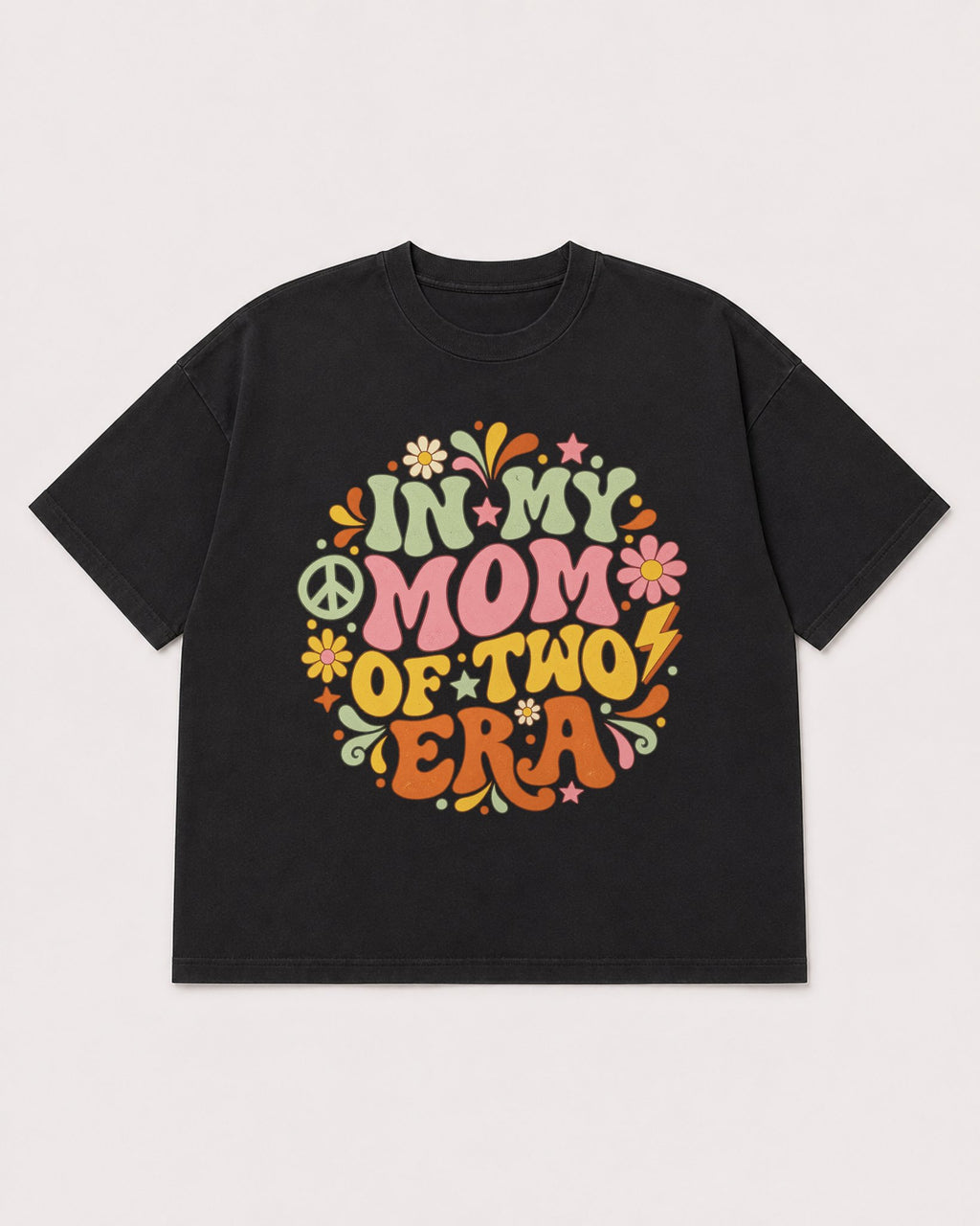 Mockup Boxy Heavyweight Tee Black product