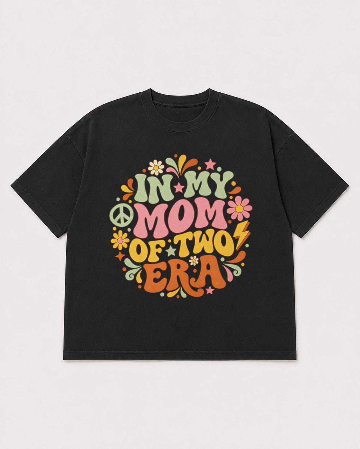 Mockup Boxy Heavyweight Tee Black product