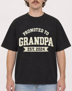 Mockup Boxy Heavyweight Tee Black male close-up 09