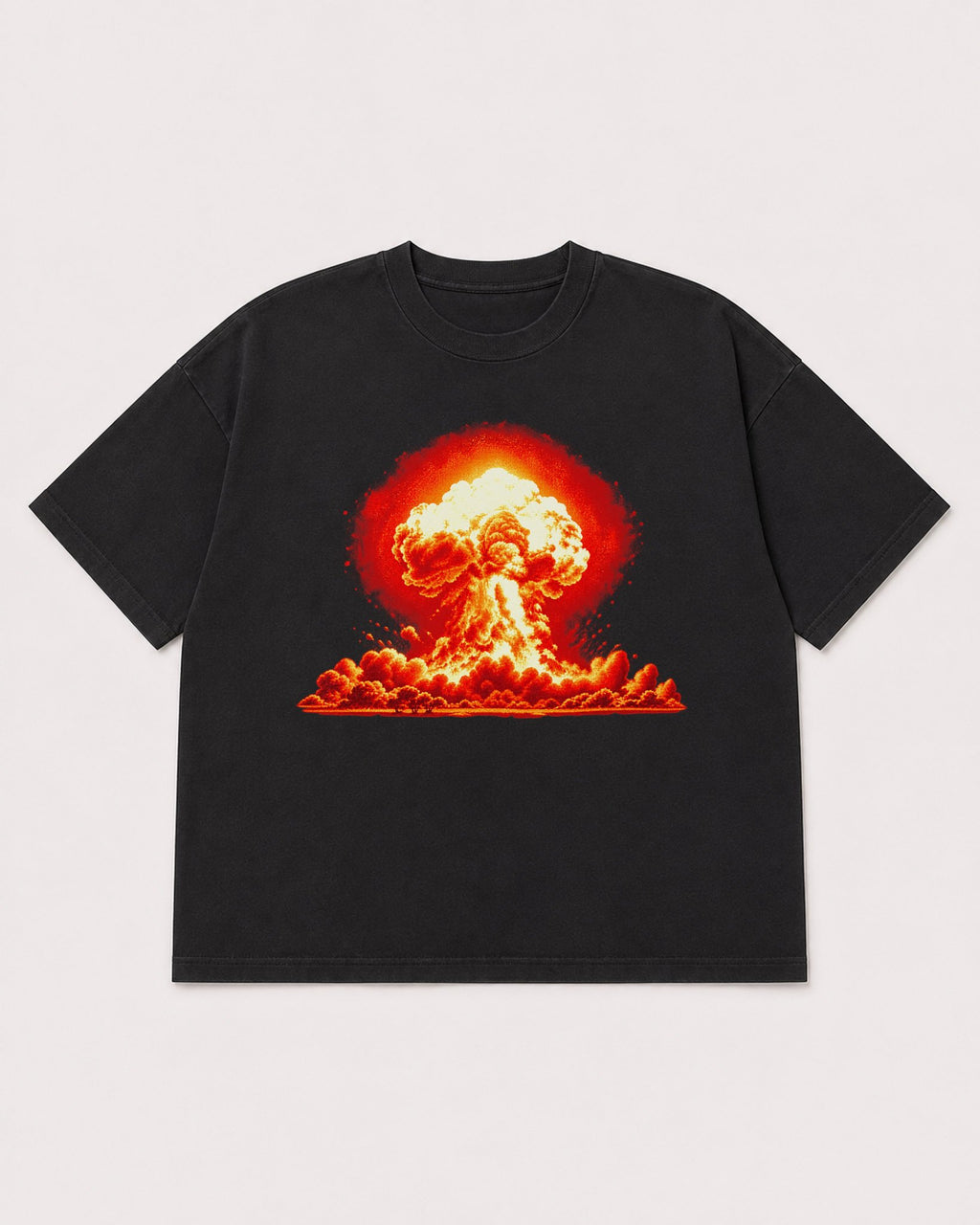 Mockup Boxy Heavyweight Tee Black product