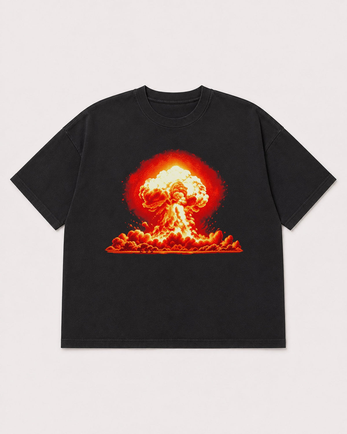 Mockup Boxy Heavyweight Tee Black product
