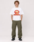 Mockup Boxy Heavyweight Tee White male full-body 09