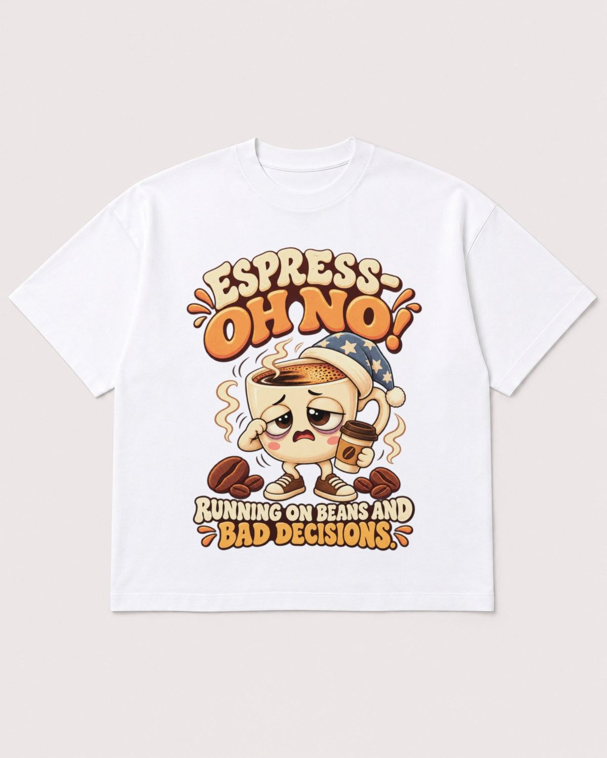 Mockup Boxy Heavyweight Tee White product